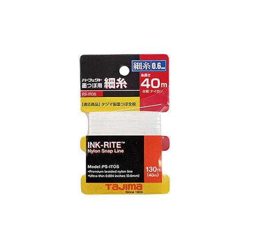 Tajima PS-ITOS 墨斗線 0.6mm 40m(正面)