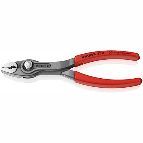 KNIPEX 82 01 150 厚膠柄鯉魚鉗 6吋(正面)