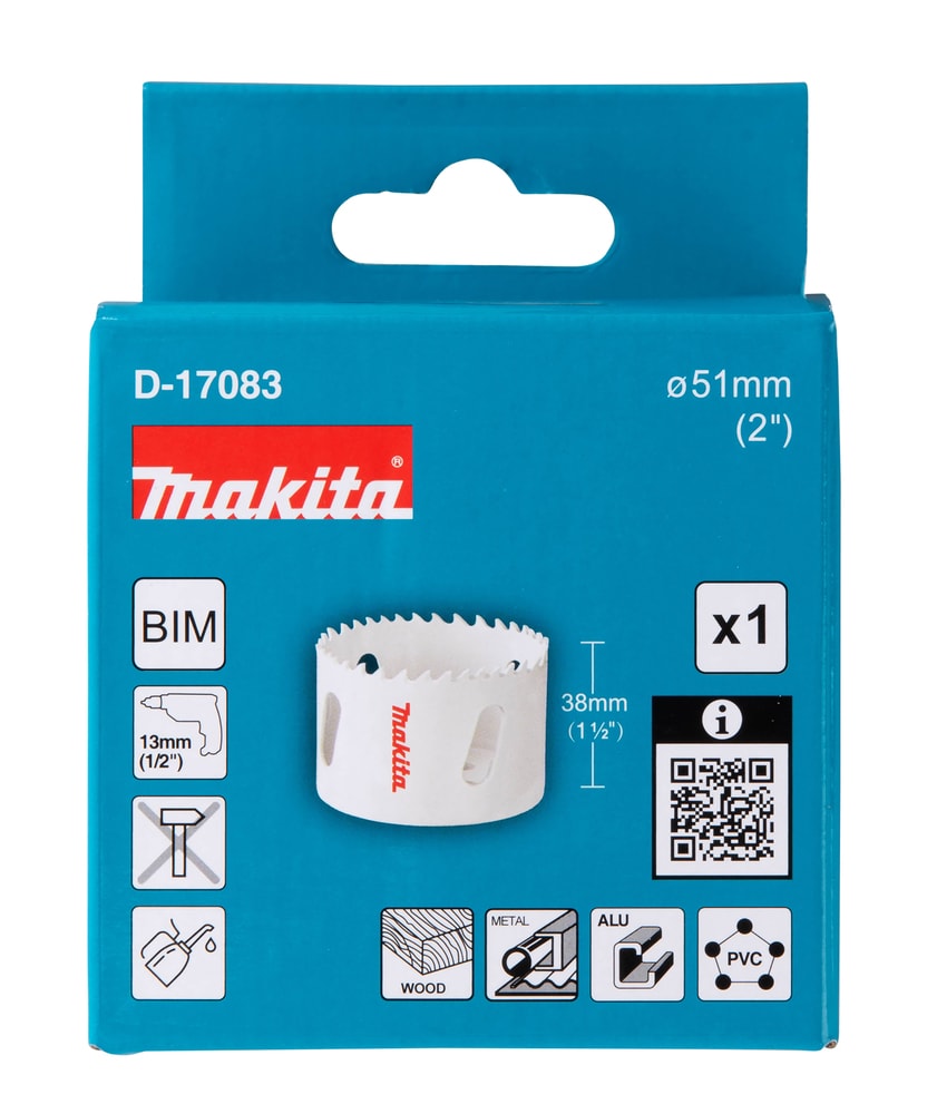 Makita D-17083 BiM穿孔鋸51mm(包裝)