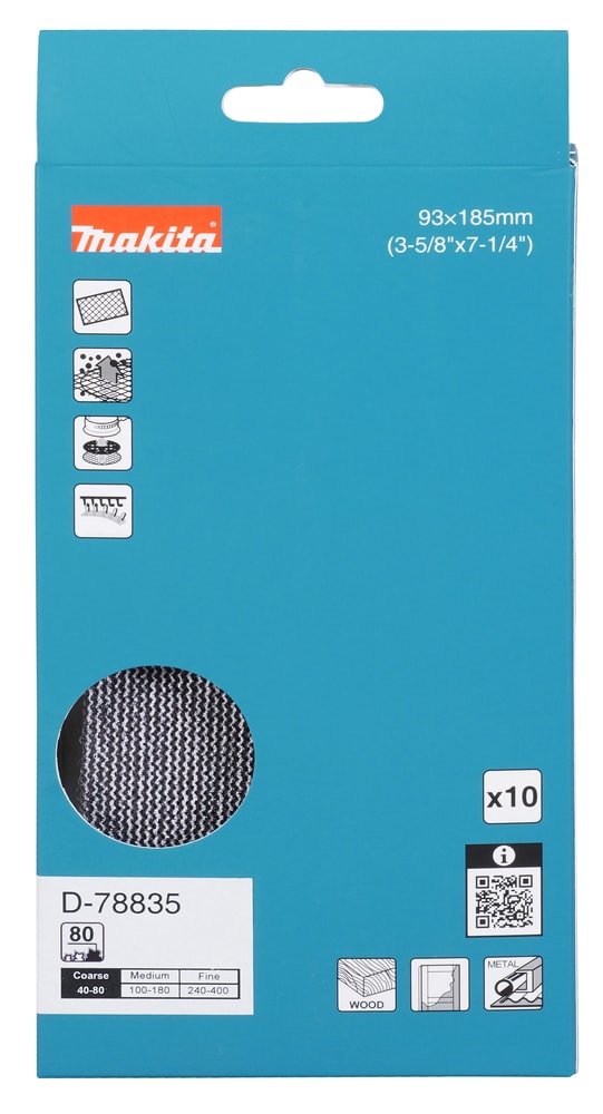 Makita D-78835 網砂紙 包裝正面