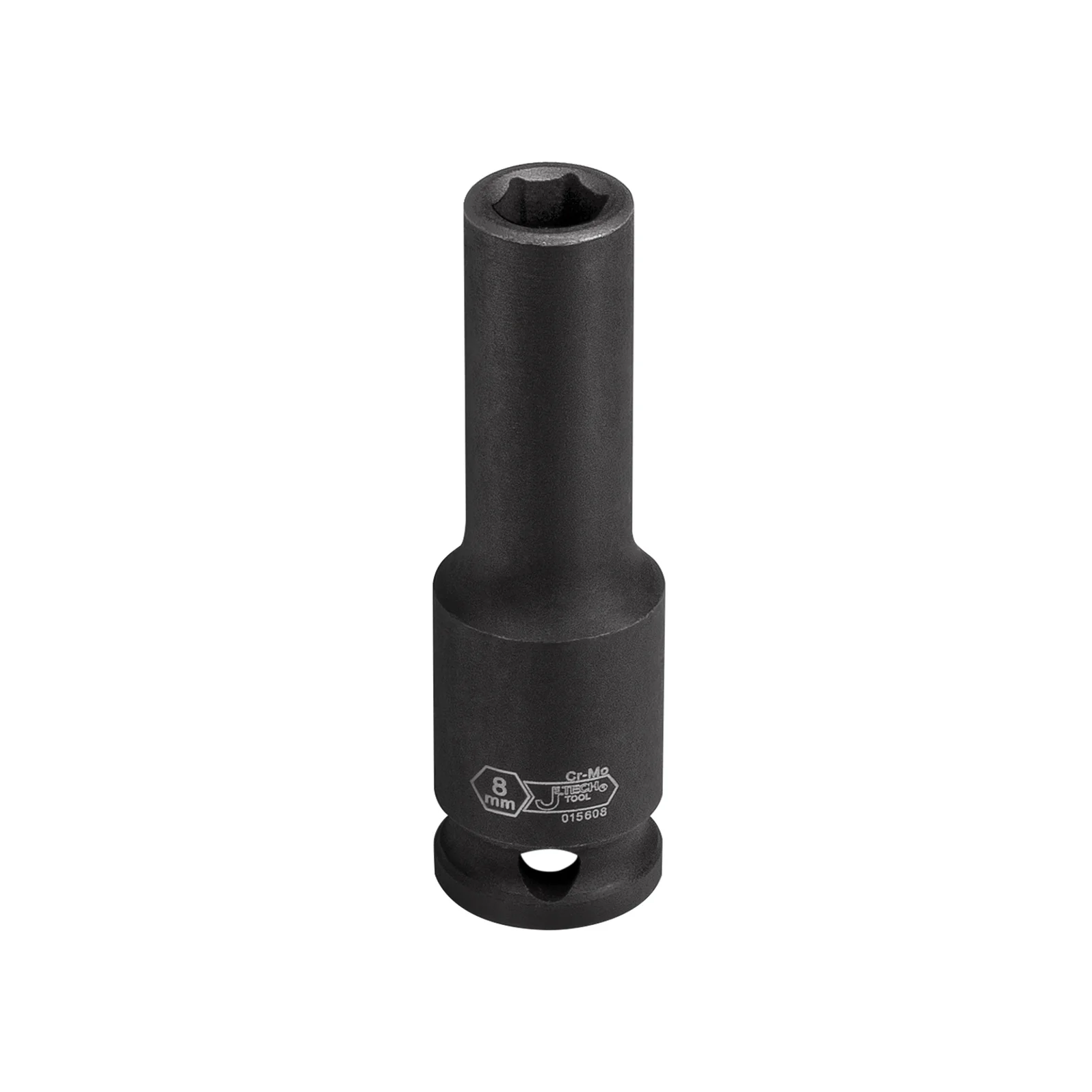 JETECH SK3/8-D8 3/8" 加長六角套筒 8mm(正面)