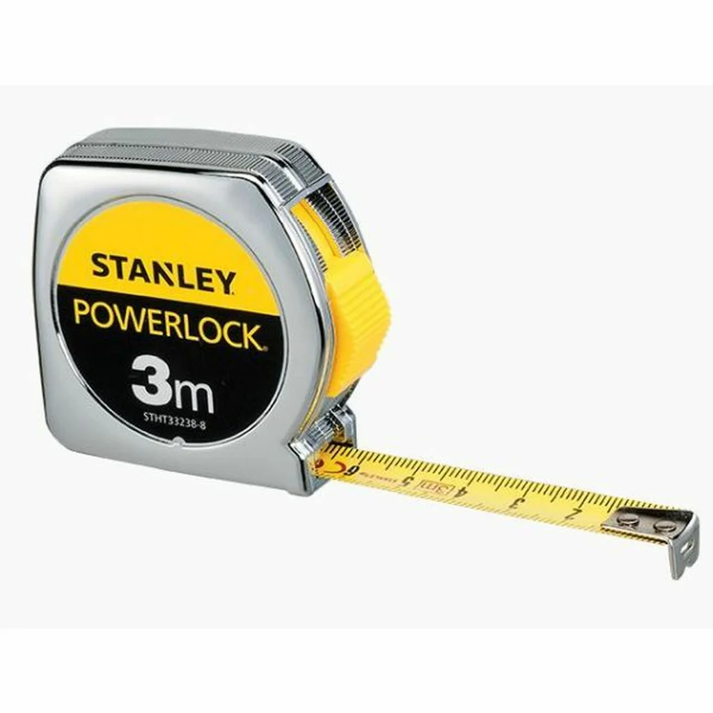 STANLEY PowerLock 3m 捲尺(三側面)