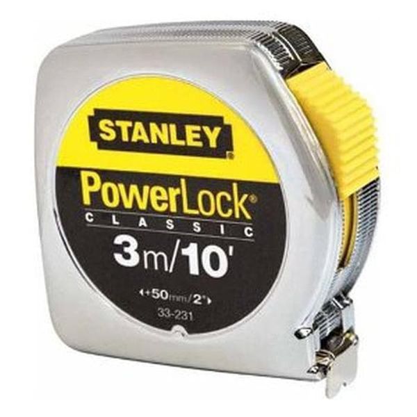 STANLEY PowerLock Classic 3m/10' 捲尺(三側面)