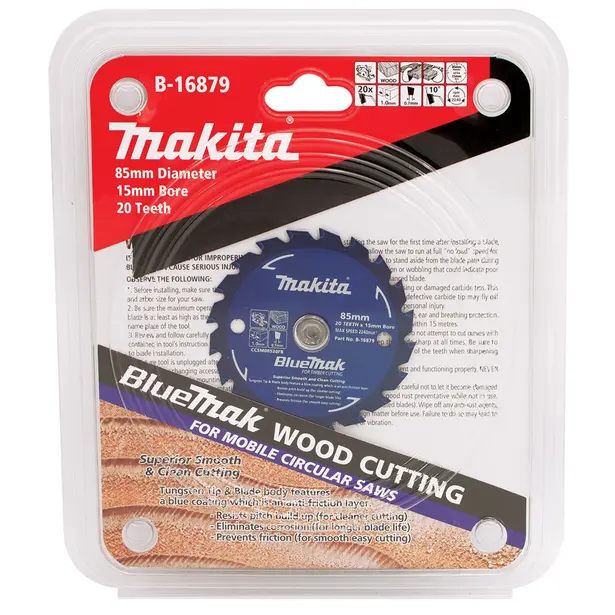 Makita B-16879 硬質合金鋸片85X15X20T(包裝)
