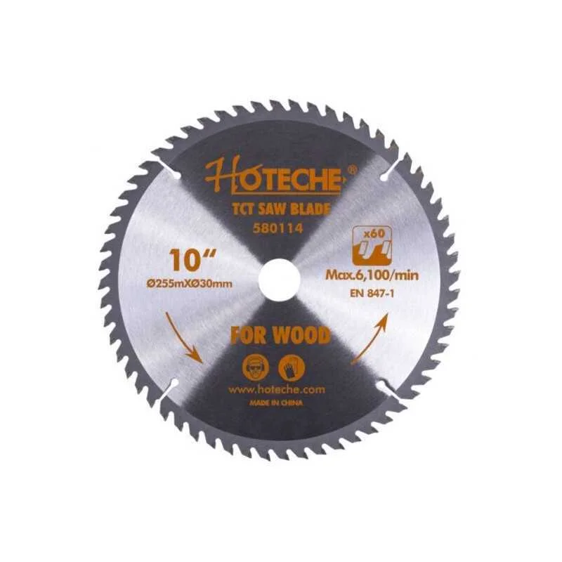 HOTECHE 580114 10吋TCT鋸片(正面)