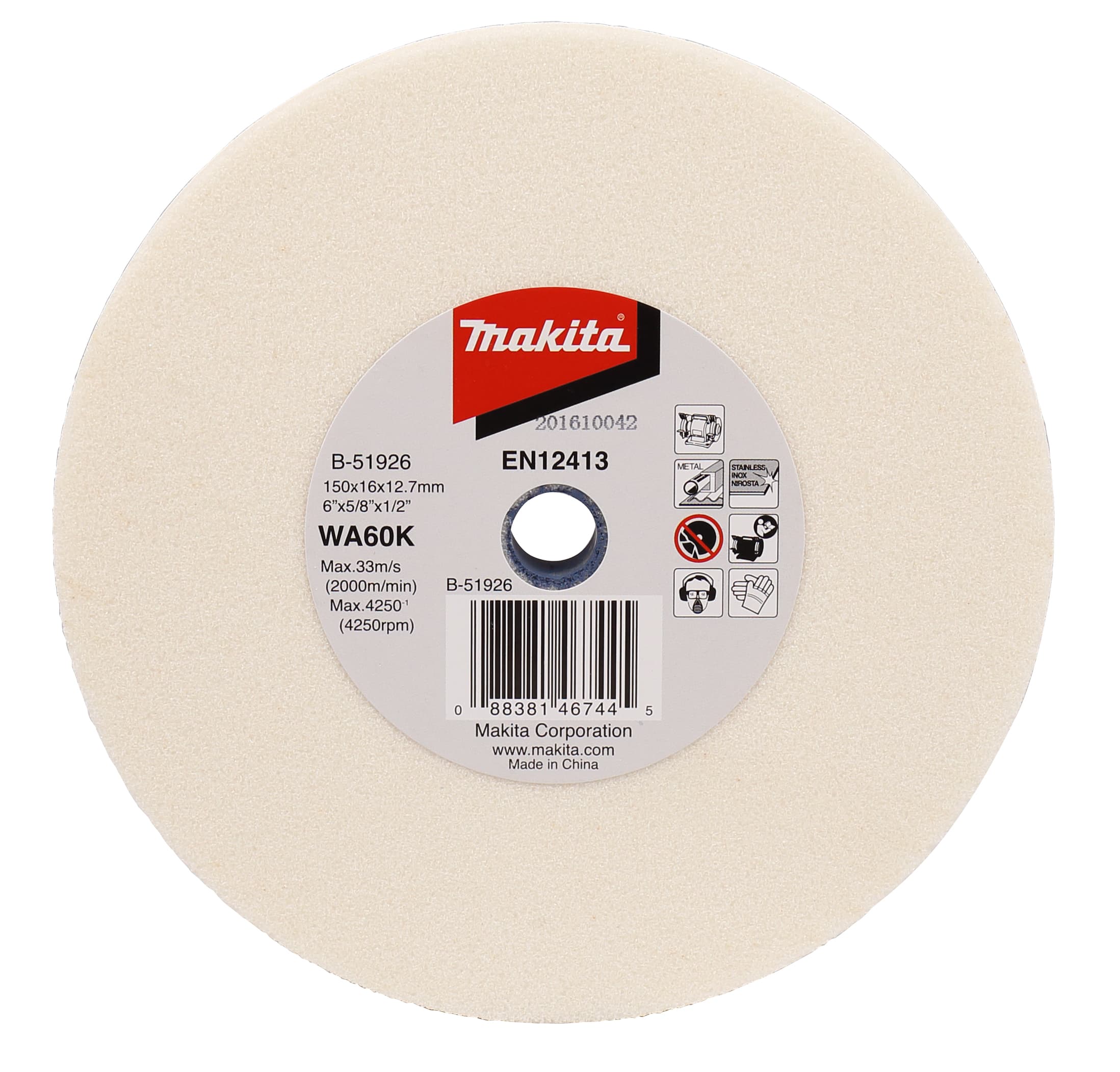 Makita 牧田 B-51926 磨輪 - GB602