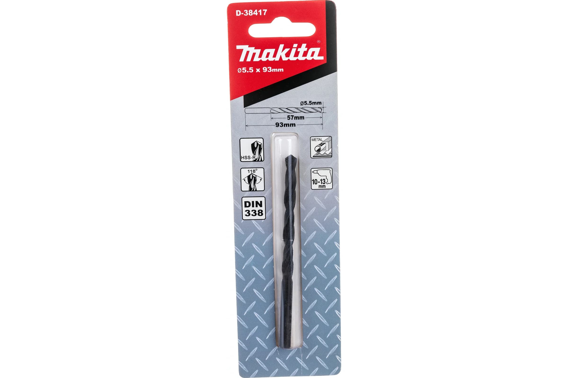 Makita 牧田 D-38417 HSS-R金屬鑽頭5.5mm