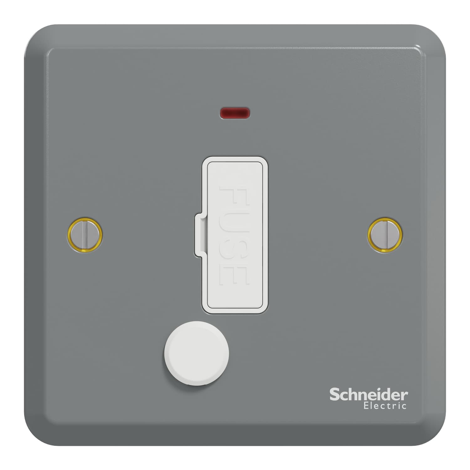 Schneider 施耐德電氣 E30 系列 ESM 防撞鋼面系列 ESMT30FSGN 13A 保險菲士蘇連指示燈(灰色)