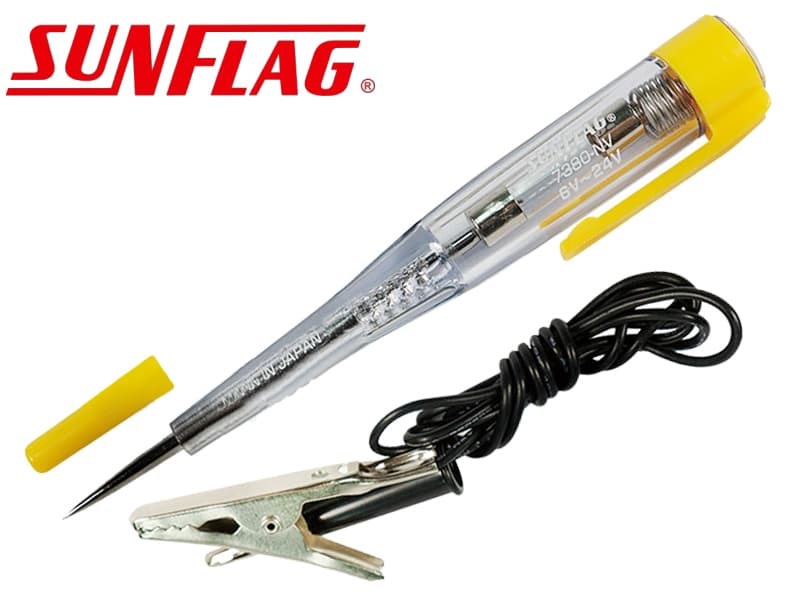 SUNFLAG 新輝牌 7380-NV 汽車用測電筆 6-24V