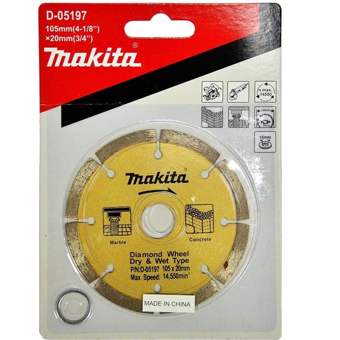 Makita 牧田 D-05197 金剛石鋸片105毫米 (乾濕兩用)