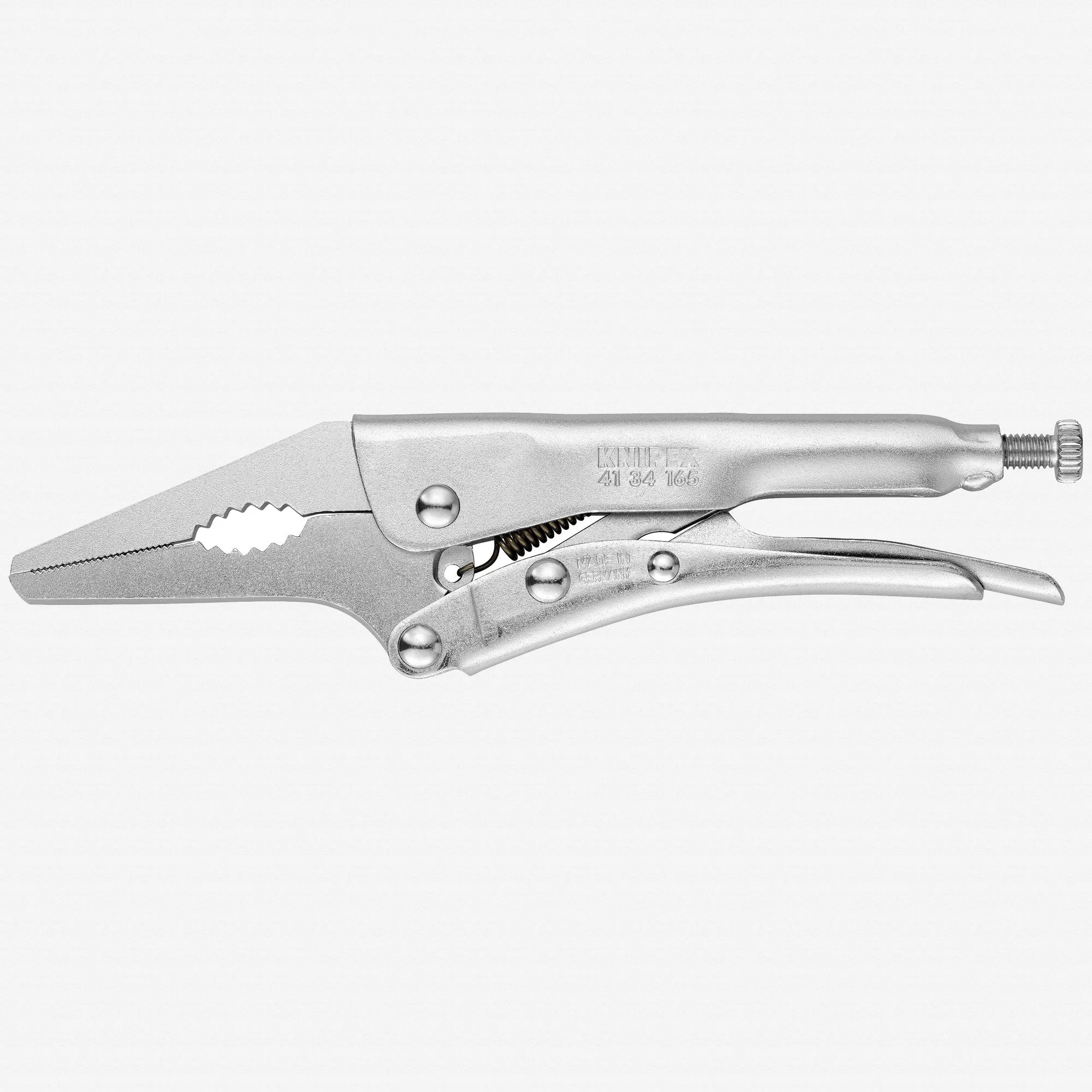 KNIPEX 41 34 165 直咀大力鉗(正面)