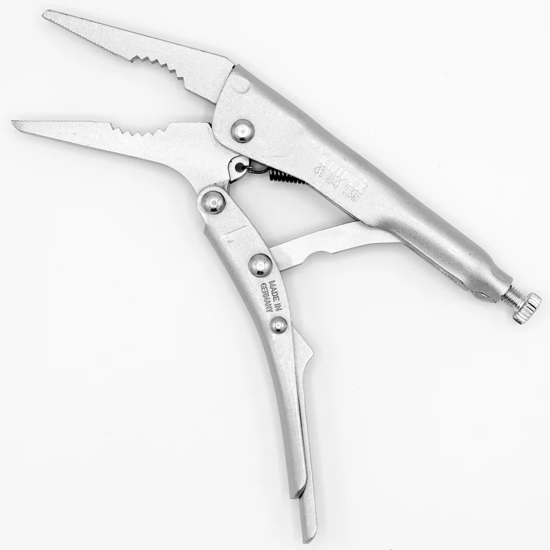 KNIPEX 41 34 165 直咀大力鉗(三刻面)