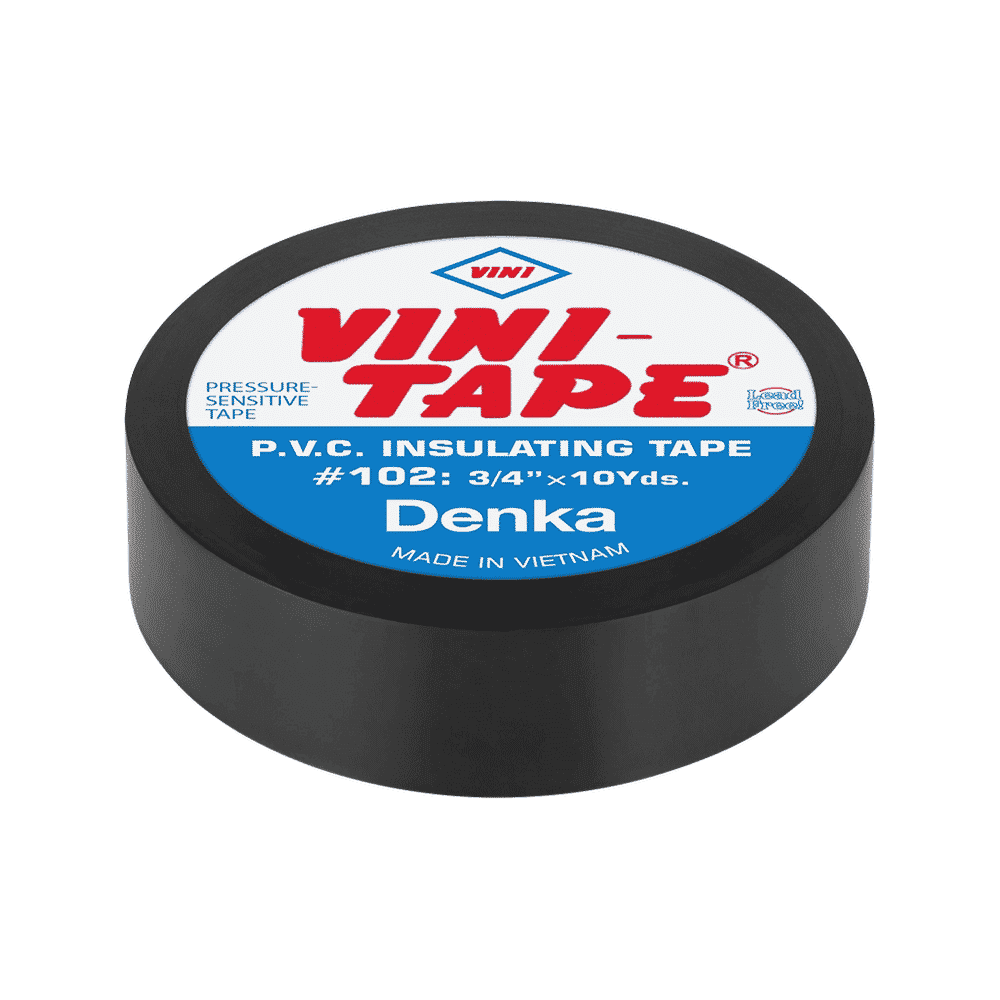VINI VINT00BK 電燈膠布 黑色 12mmx0.076mmx10M