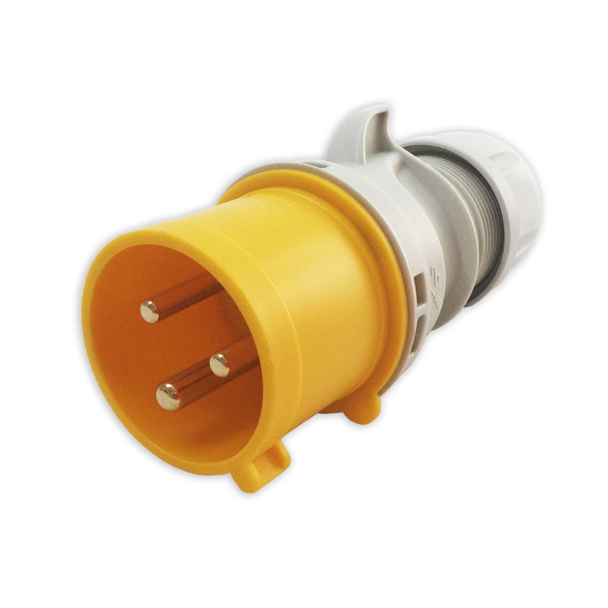 PCE 023-4 工業防水插頭 32A 110V 3針 IP44(斜視圖)