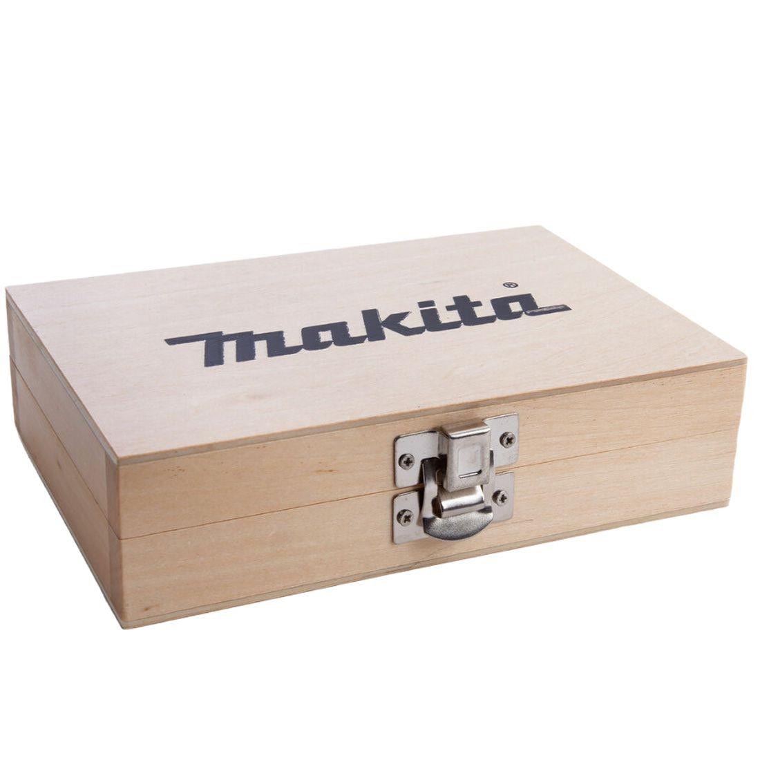Makita D-47363 木工平底鑽頭套裝木盒(正面)