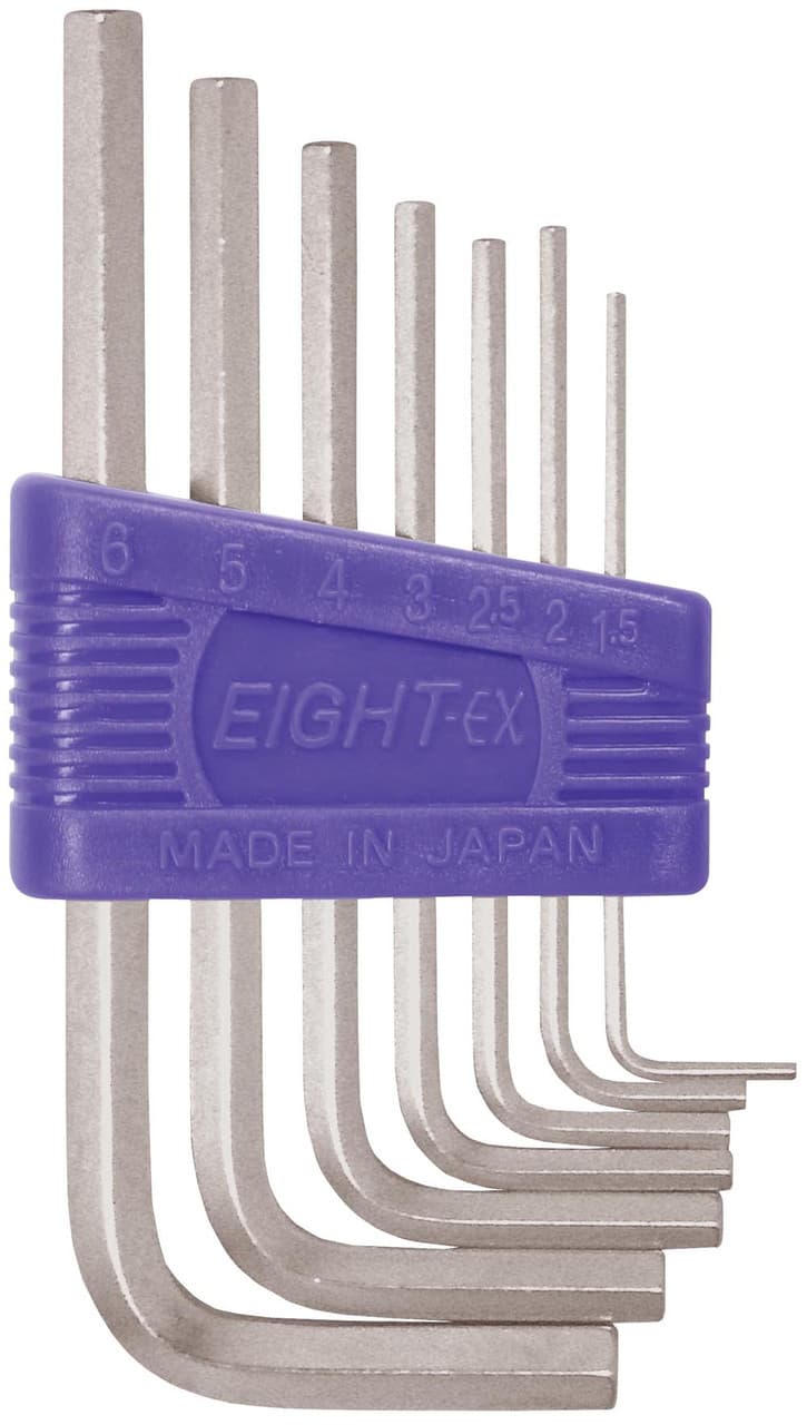 EIGHT 八牌 RS-7 白叻六角匙套裝 1.5-6mm (7枝裝)