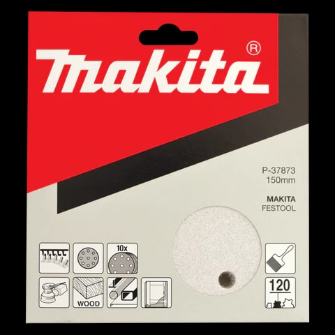 Makita P-37873 砂光碟 150mm G120(包裝)