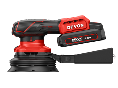 Devon 2101Li-Z 20V Cordless Brushless Random Orbital Sander/Polisher 125mm (Bare Tool)