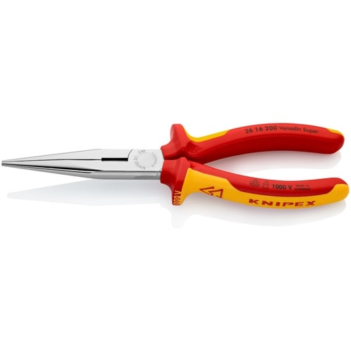 KNIPEX 26 16 200 絕緣尖咀鉗(三quarter)
