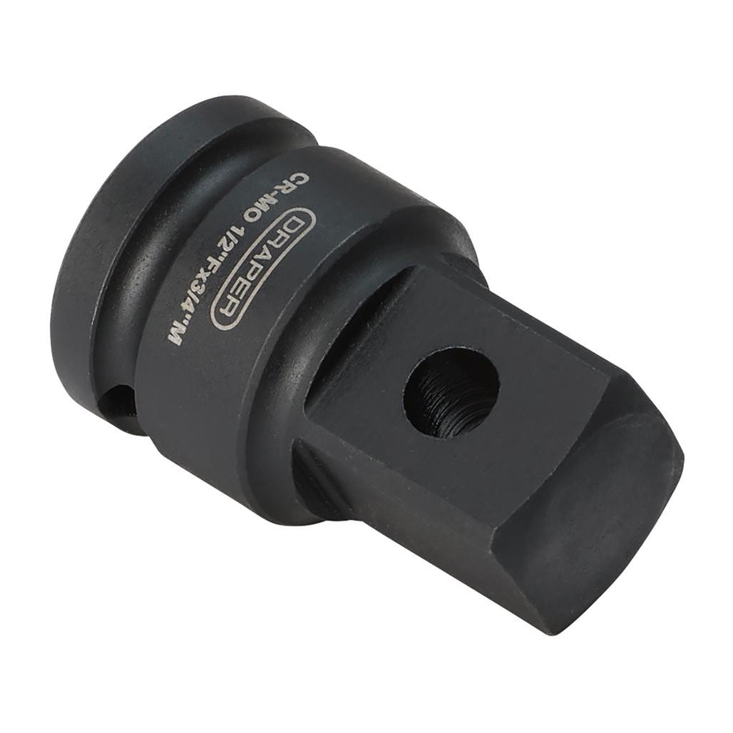 DRAPER 1/2" F x 3/4" M 六角衝擊轉接頭(三面)