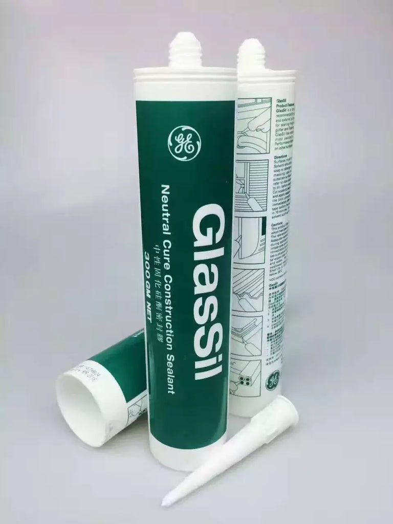 GE GlasSil 中性玻璃膠 黑色 300ml(三側面)