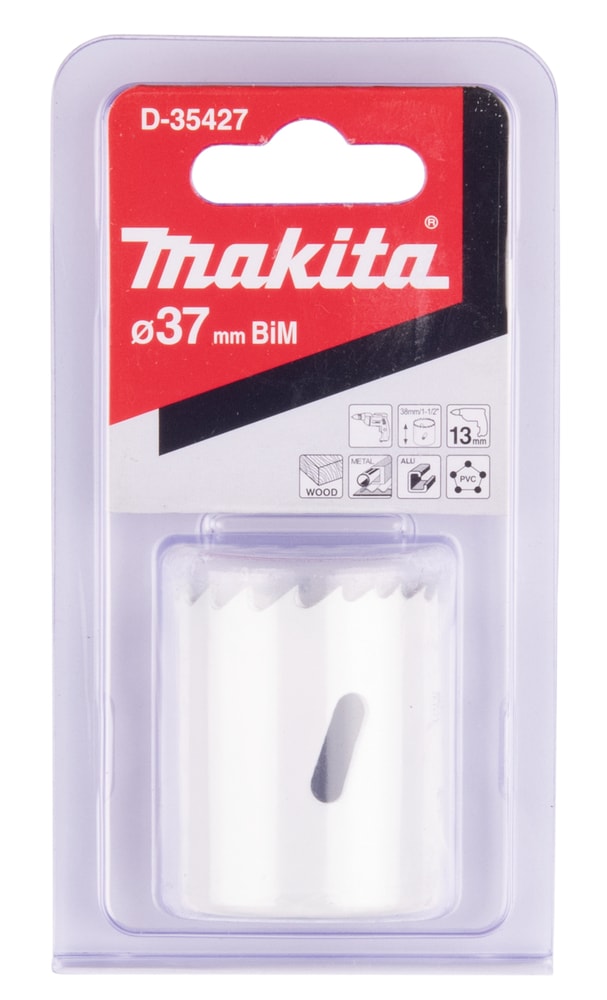 Makita D-35427 BiM穿孔鋸37MM(包裝正面)