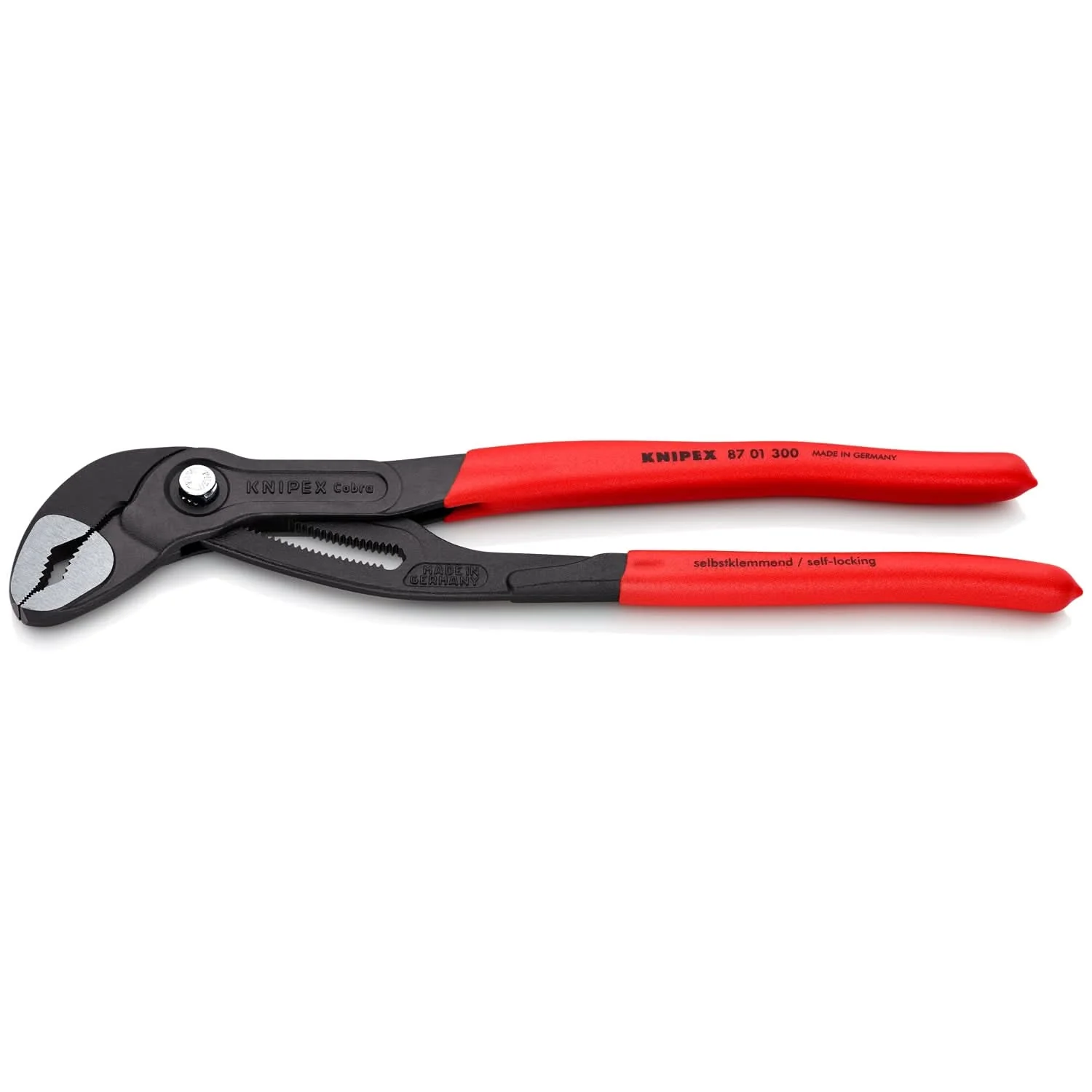 KNIPEX Cobra 87 01 300 水泵鉗(正面)