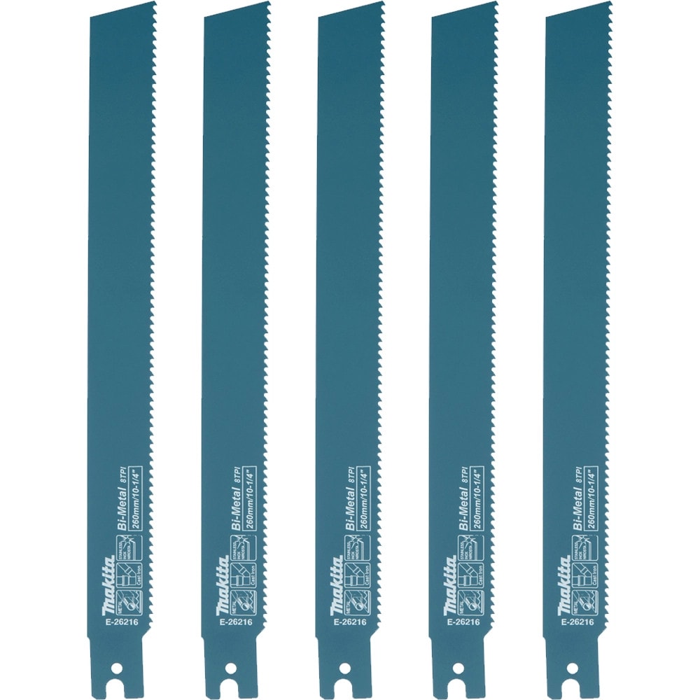 Makita E-26216 往復鋸片 260mm 8T(5片裝)