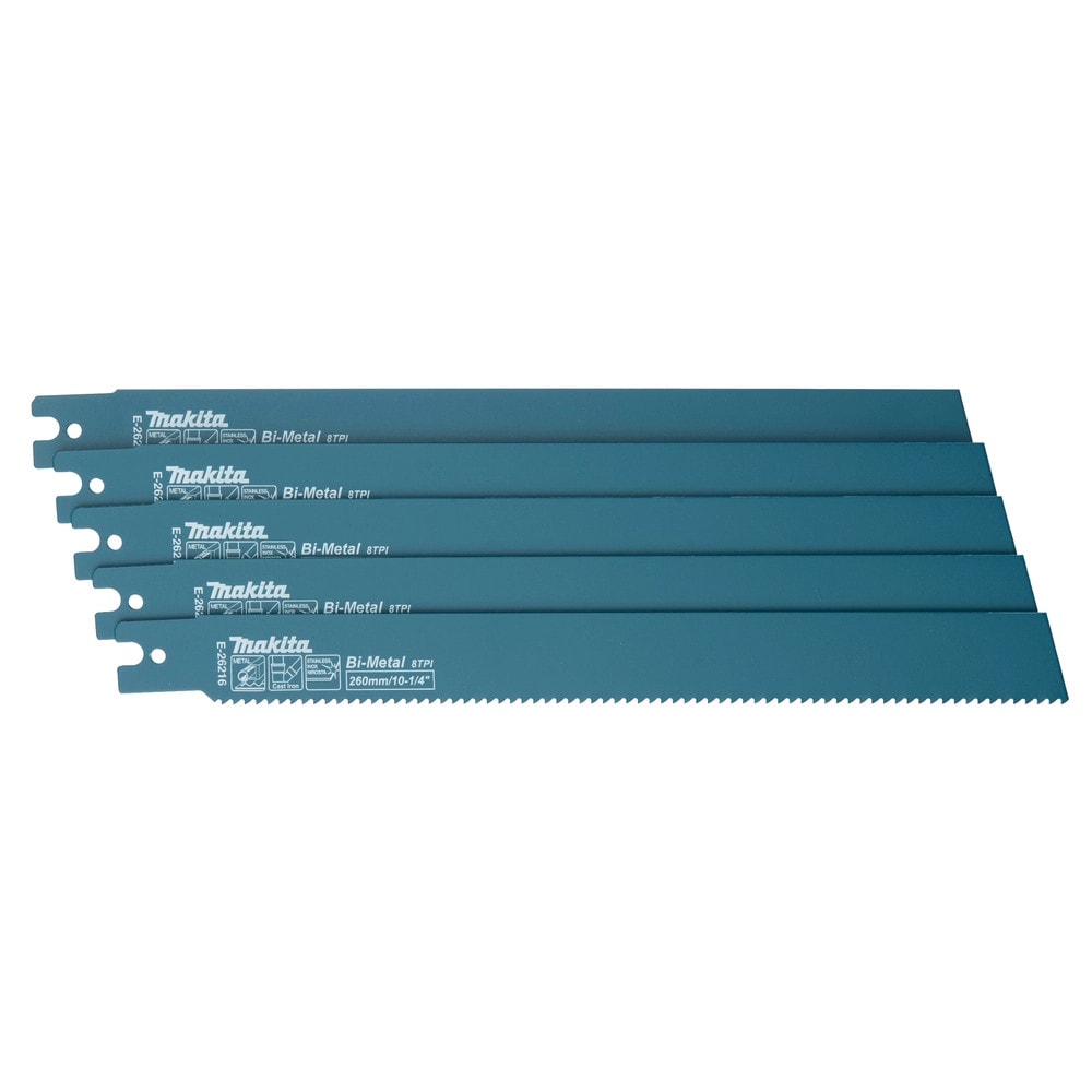 Makita E-26216 往復鋸片 260mm 8T(5片疊放)