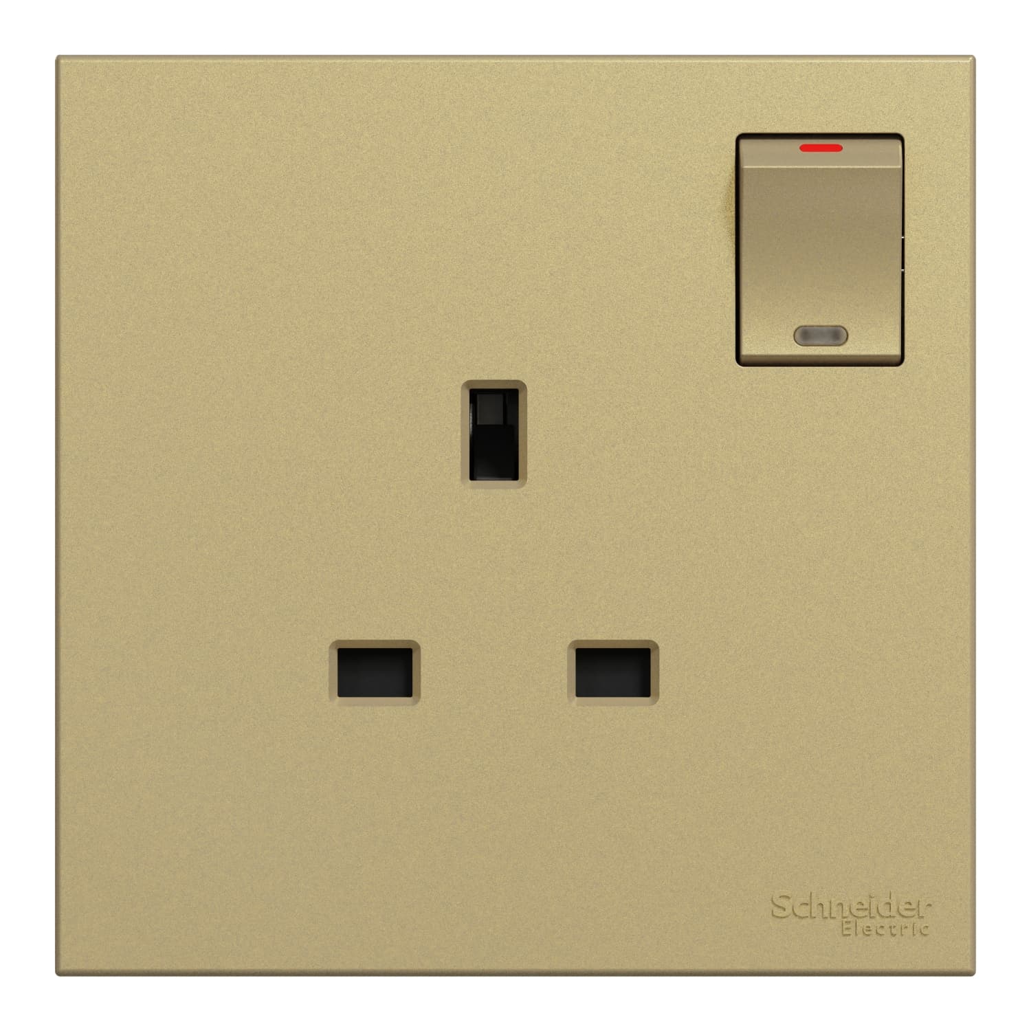 Schneider 施耐德電氣 AvatarOn C 奐然 13A 單位連保護門有掣插座 E8715_WG(沉醉金)香港行貨