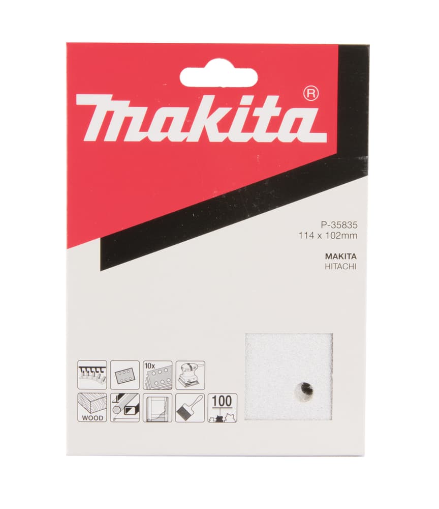 Makita 牧田 P-35835 砂紙(魔術貼) W114 X 102MM G100