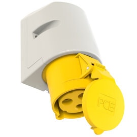 PCE 123-4 工業掛牆插座 32A 110V 3針 IP44