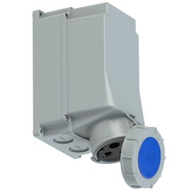 PCE 143-6 工業掛牆插座 125A 230V 3針 IP67