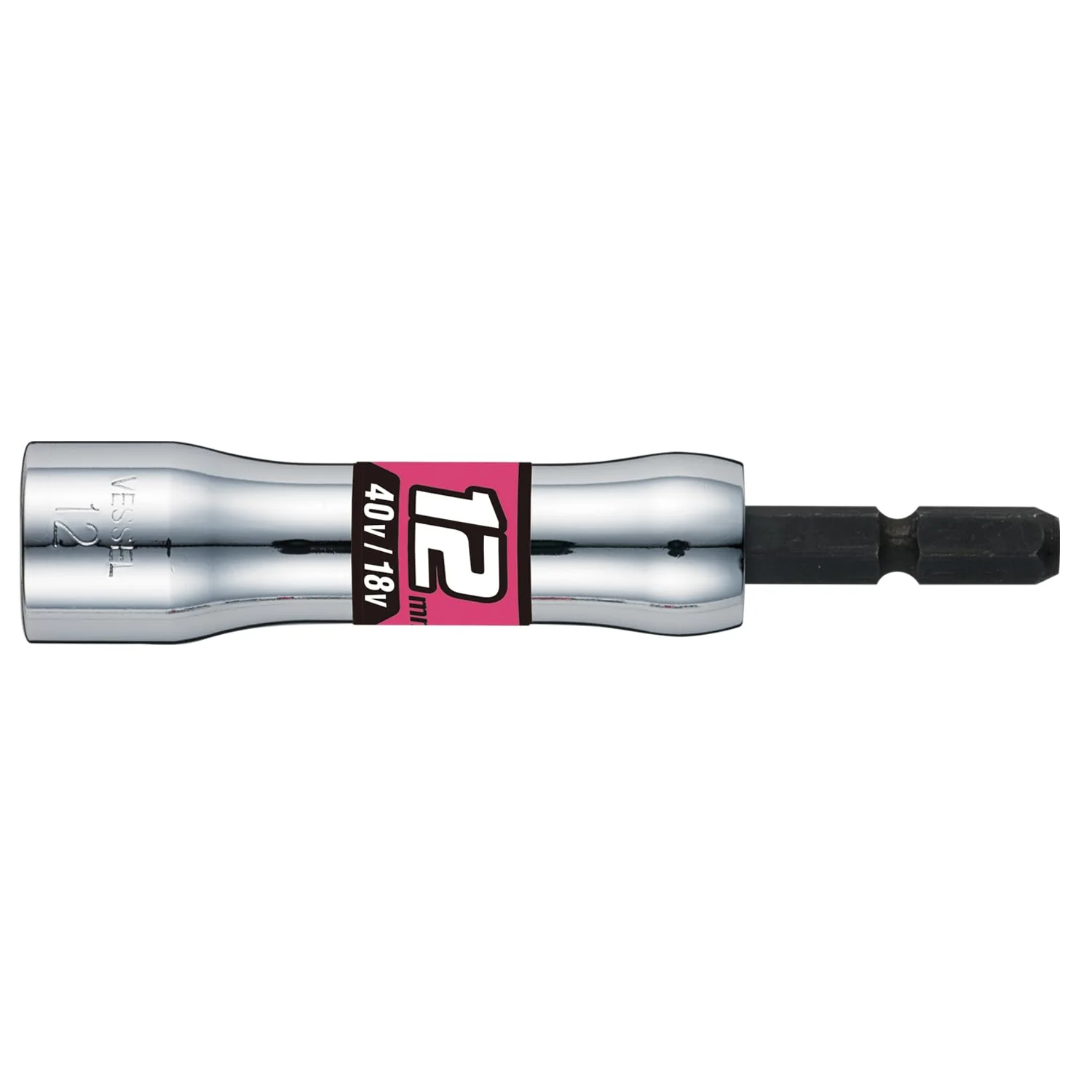 VESSEL SL201290 六角柄加深套筒 12mm(側面)