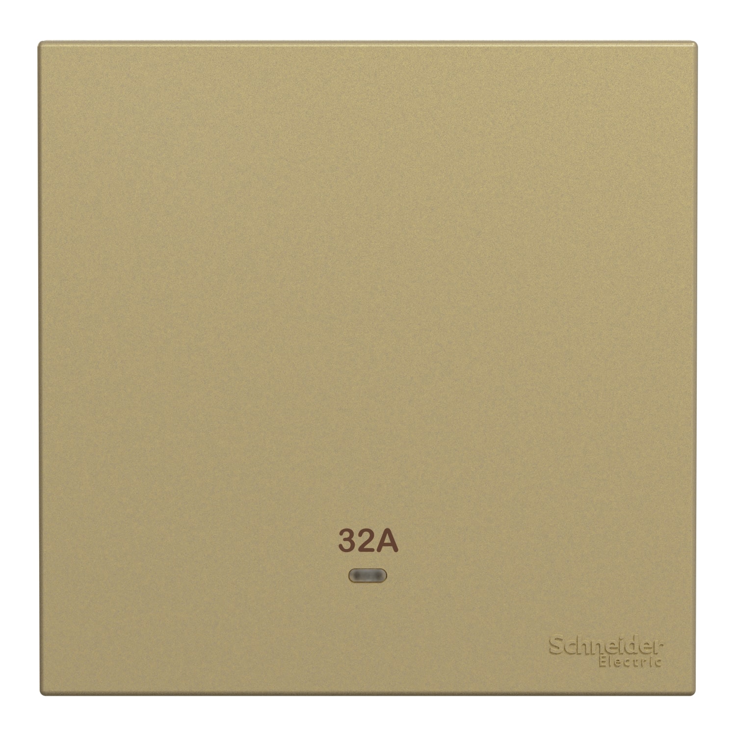 Schneider 施耐德 AvatarOn C 奐然 32A 單位雙極開關掣連LED指示燈(沉醉金)
