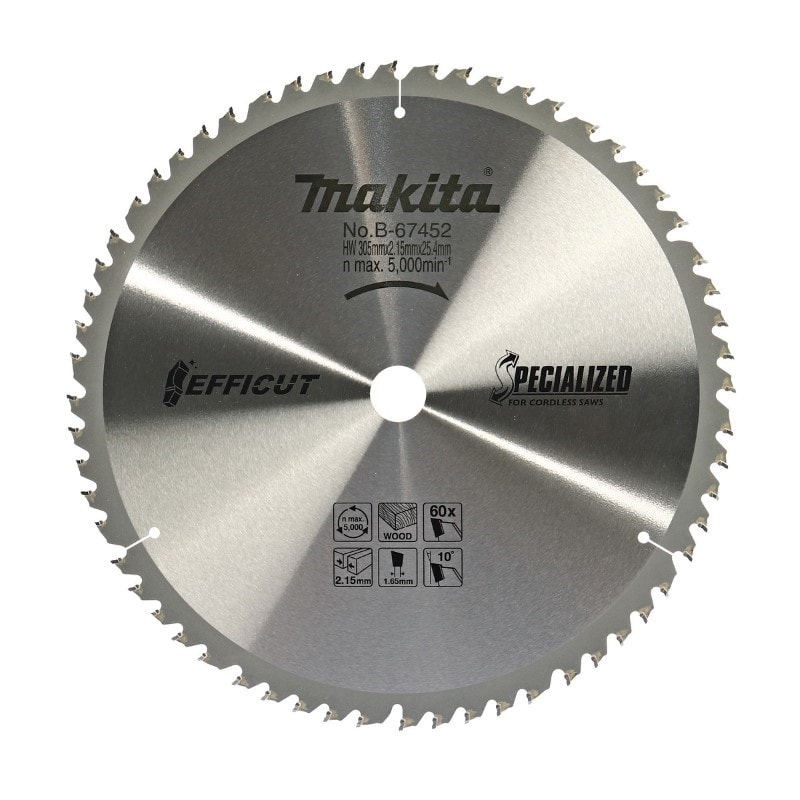 Makita B-67452 硬質合金鋸片(正面)