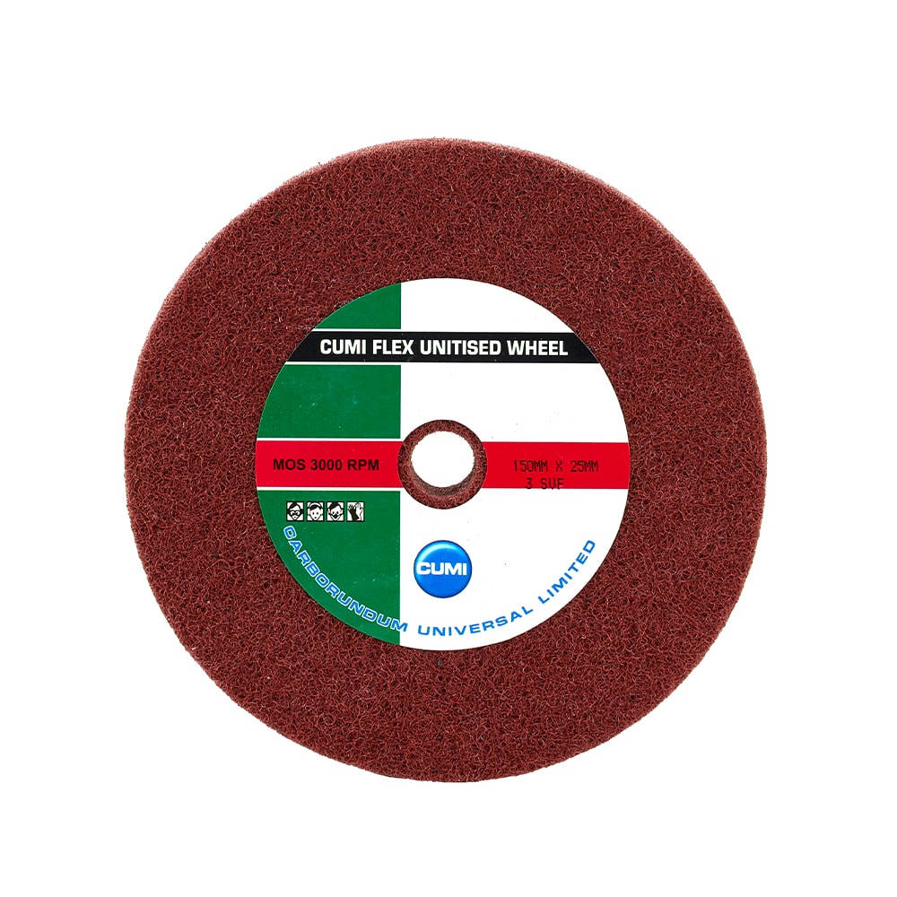 CUMIFLEX UNITISED WHEEL 150mm(正面)