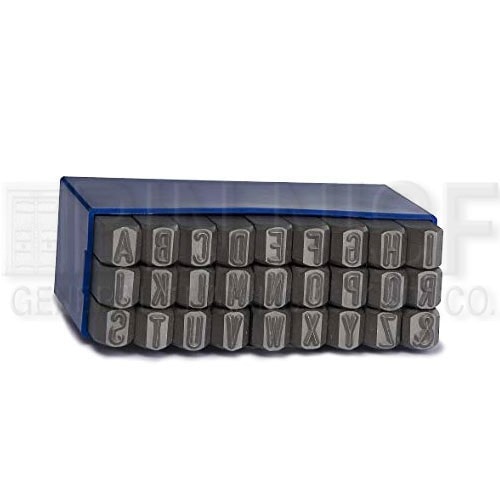 HUNTER HUNLP004 鋼字鑲(A-Z 4.0mm)正面