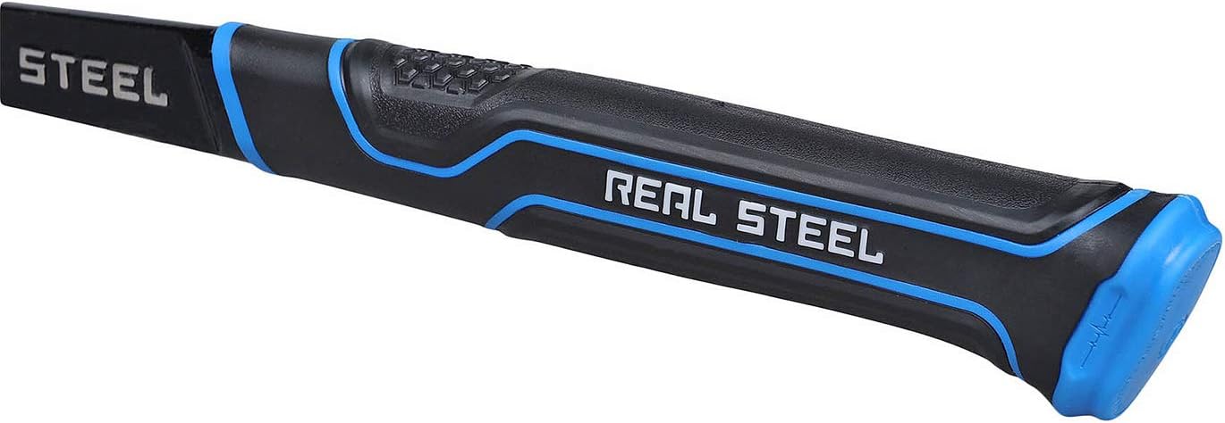 REAL STEEL 0516 15盎司包膠柄羊角鎚(握把細節)