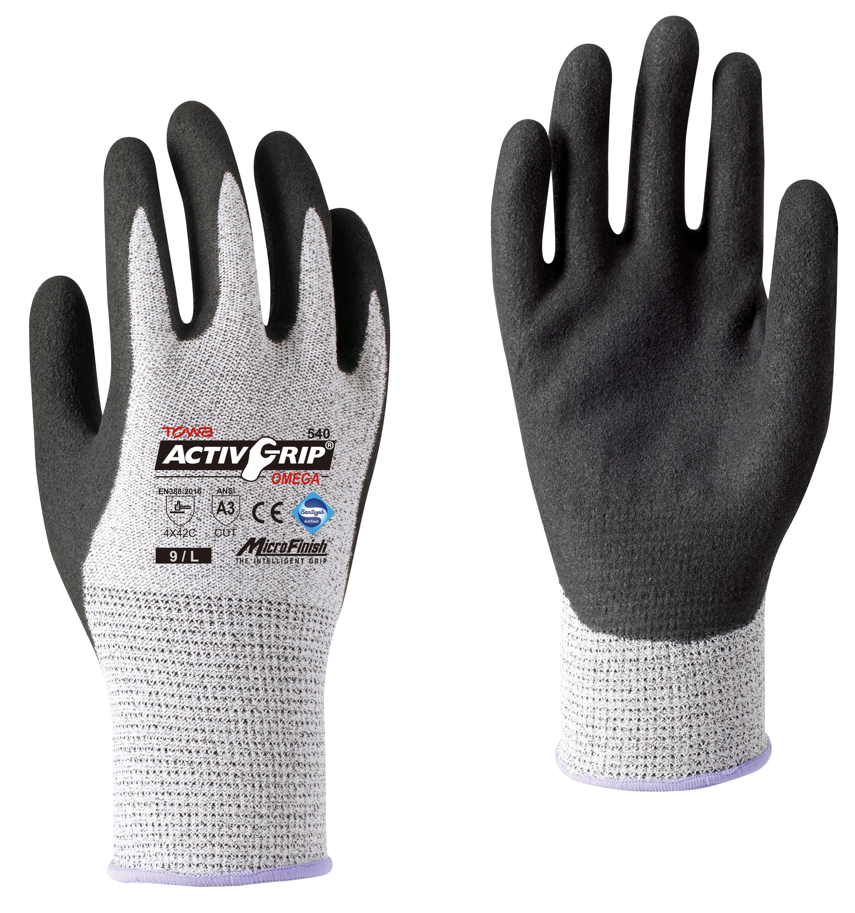OMEGA cut/slip/oil resistant gloves (S)