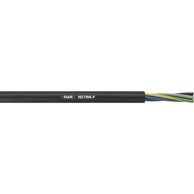 Black Rubber Flexible Cable 7.0mm