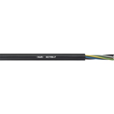 JACO 積高 XMRCB3075 黑色橡膠軟線 7.0mm(正面)