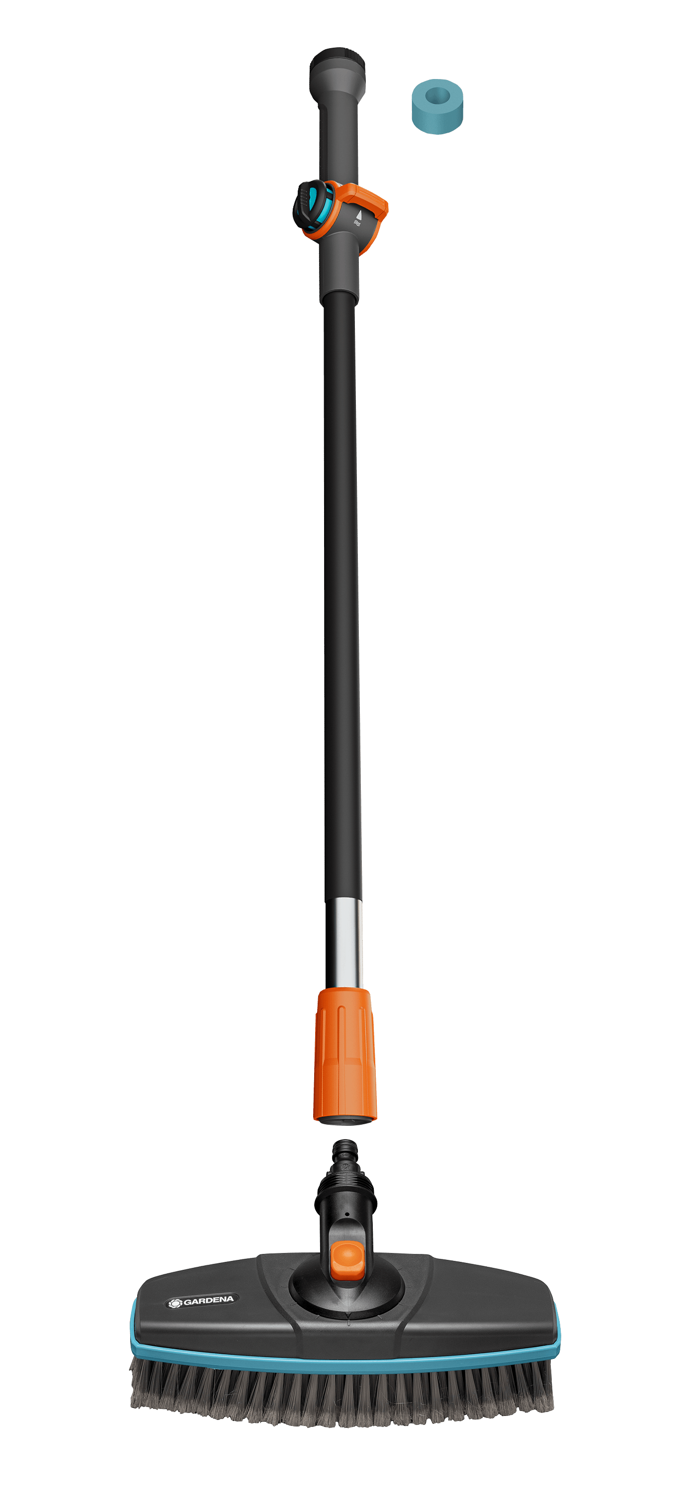 GARDENA 18826-20 Cleansystem 90 厘米軟毛長柄清洗套裝正面產品圖