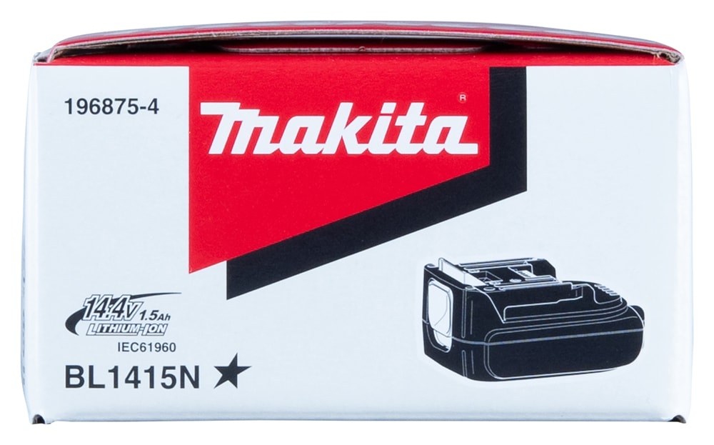 Makita 196875-4 BL1415N 鋰電池 14.4V 包裝盒(正面)