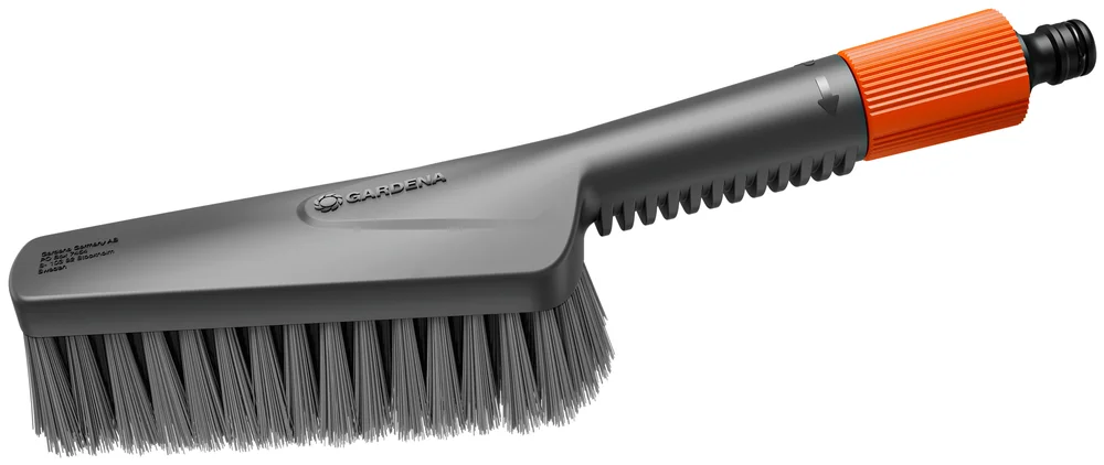 GARDENA 18840-20 Cleansystem S 軟毛接水清潔手刷白底產品圖