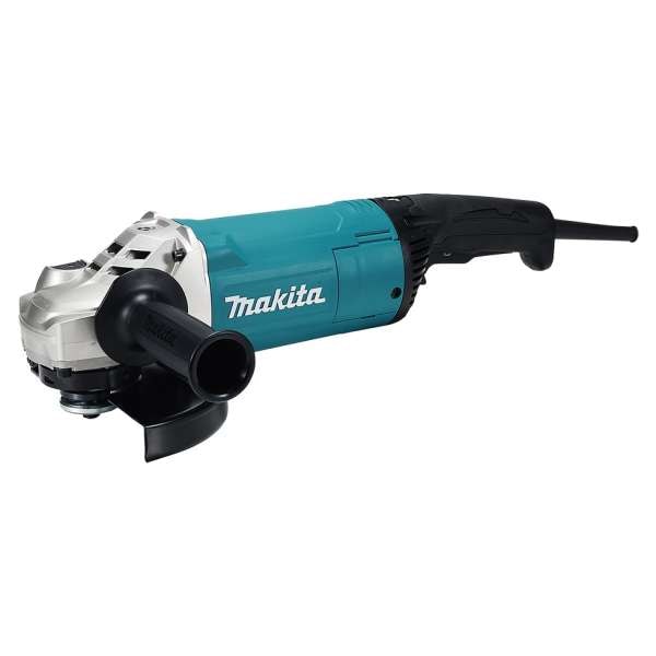 Makita 牧田 GA7081 180毫米角向磨光機產品圖,配輪罩及側柄