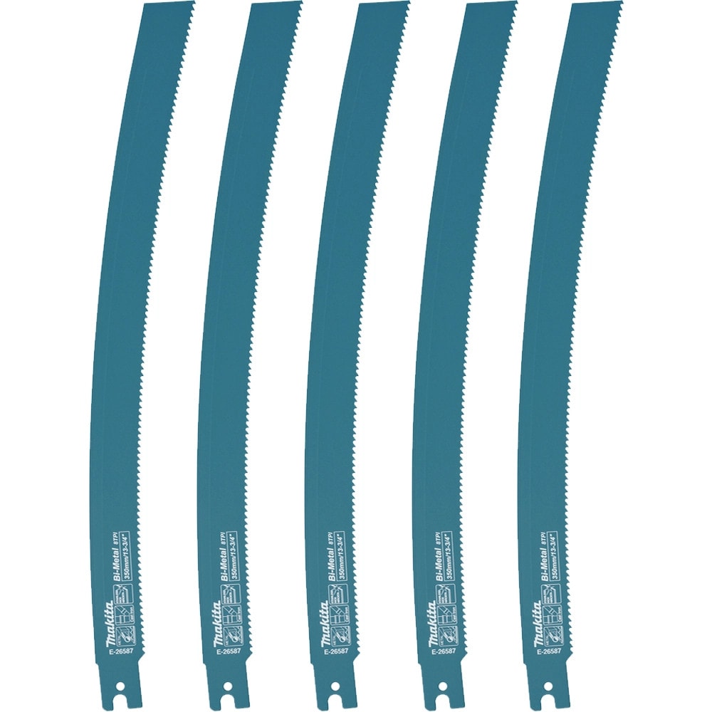 Makita E-26587 往復鋸片(5片排列正面)