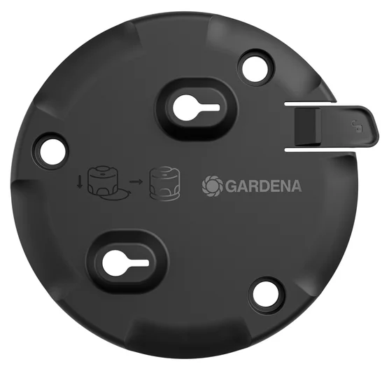 德國 GARDENA 16022-20 AquaPrecise 地面定位底板白底產品圖