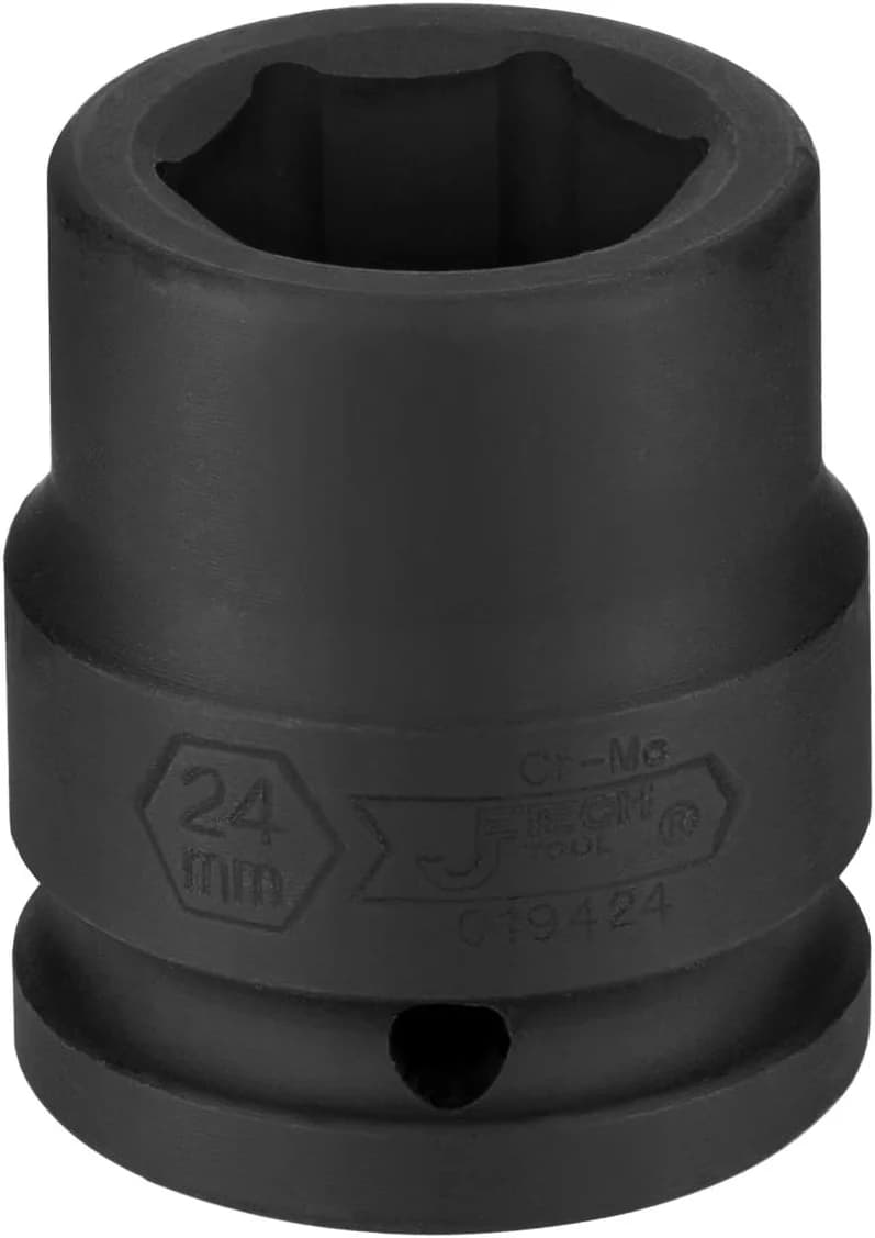 JETECH FK3/4-24 3/4"dr. 六角黑風卜士(氣動套筒) 24mm