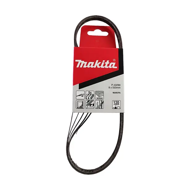 Makita P-43290 砂帶 9 X 533MM G120(包裝)